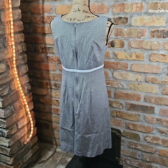 Tyler Boe Black & White Gingham A Line dress size 6 - Picture 8 of 11